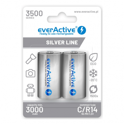 Silver Line C / R14 3500mA 2pcs