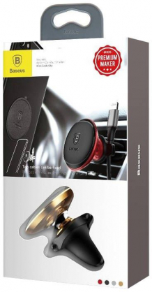 Magnetic Air Vent Car Mount Holder with cable clip Gol