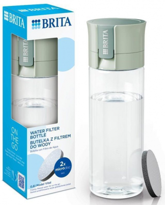 Vital 2-disc Filter Bottle Pastel Green