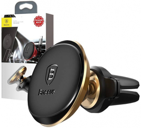 Magnetic Air Vent Car Mount Holder with cable clip Gol