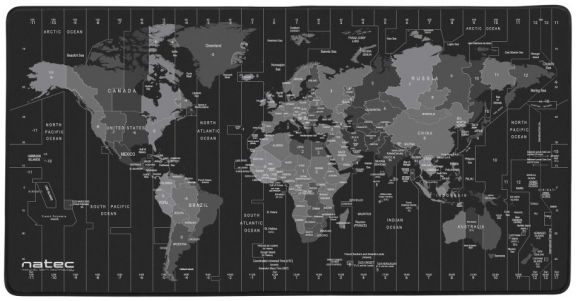 Time Zone Map Maxi NPO-1119