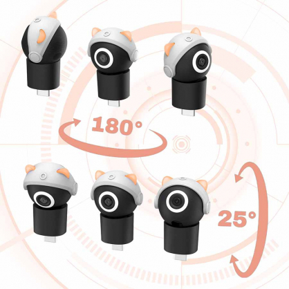 Playcam 1080 2in1 HD Mini Camera For Nintendo Switch Red