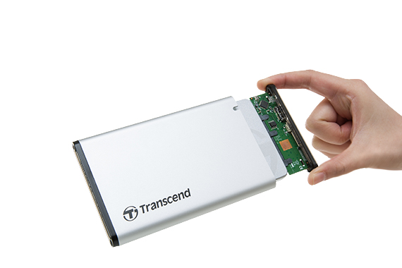External HDD Enclosure 2.5" USB 3.0 Silver StoreJet 25S3