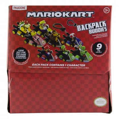 Mario Kart Backpack Buddies CDU Of 24 pcs