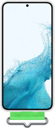 "Silicone Cover with Strap Galaxy S22 (EF-GS901TWEGWW)" White