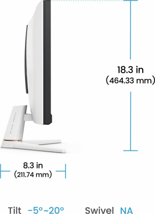 Mobiuz EX271 27" IPS 16:9 White/ Black