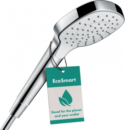 Croma E Hand Shower 110 1jet EcoSmart White/ Chrome