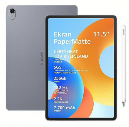 MatePad 11,5" 2025 PaperMatte 8GB 256GB WiFi + M-Pen Lite Grey