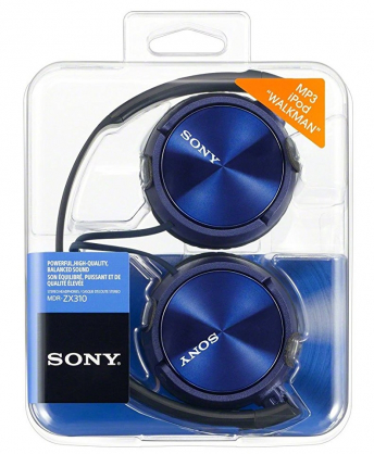 MDR-ZX310 Foldable Metallic Blue