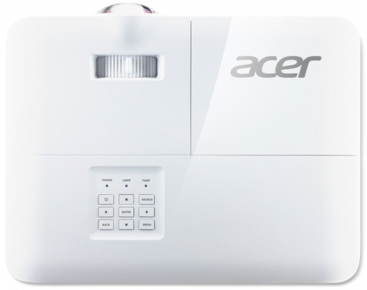 S1386WH White Short Throw