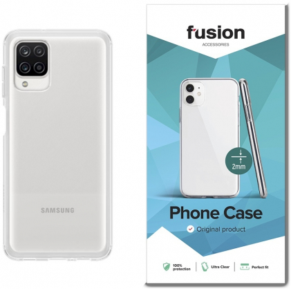 "Ultra Clear Series 2 mm Silicone Case Galaxy A12 " Transparent