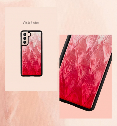 "SmartPhone case Samsung Galaxy S21+" Pink Lake Black