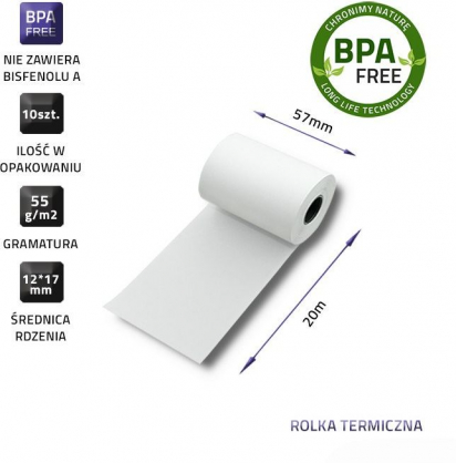 51896 Thermal roll 57 x 20