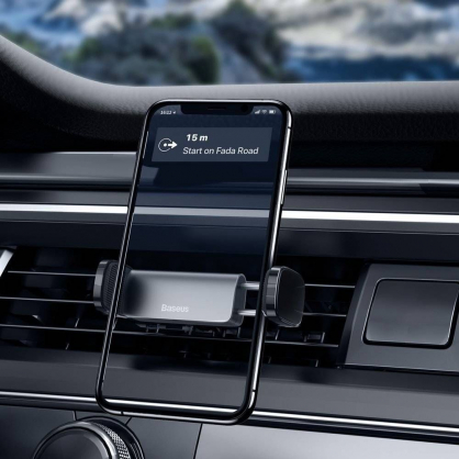 SUGP-01 Steel Cannon Air Outlet Car Mount Black