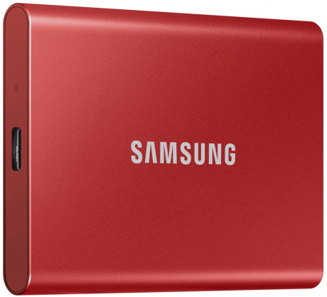 T7 500GB USB 3.2 Metallic Red MU-PC500R/ WW