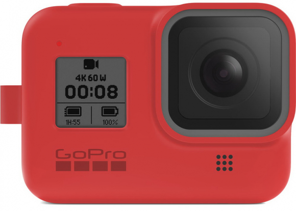 GoPro Sleeve + Lanyard Red AJSST-008 for Hero8