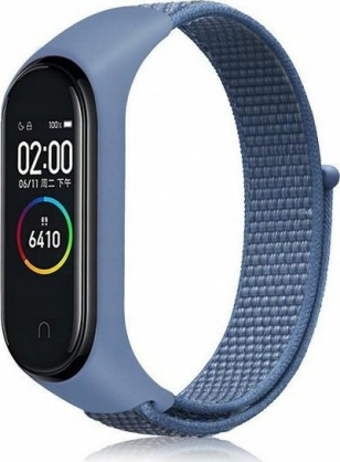 Strap Mi Band 7/ 6/ 5/ 4/ 3 NylonLoop Blue