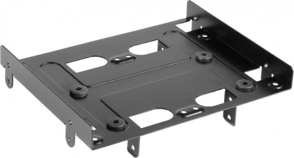 Adapter mount BayExtension black 5.25 to 4x2.5 / 2x2.5+1x3.5