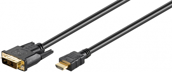 DVI-D/ HDMI cable 2 m Black