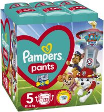 Pants Paw Patrol Diapers, Size 5, 132 Diapers, 12-17kg