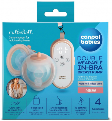 Double Wearable in-bra Breast Pumps MilkShell 20/ 106