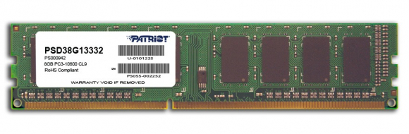 SIGNATURE 8GB DDR3 1333MHz DIMM PSD38G13332