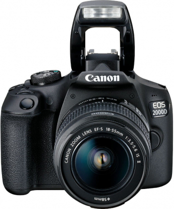 EOS-2000D BK 18-55 IS + 75-300 III