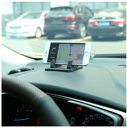 Silicone Car Phone Holder Black