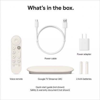 Google TV Streamer 4K Porcelain