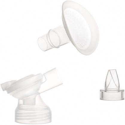 Breast pump funnel with elastic rim 12/ 217