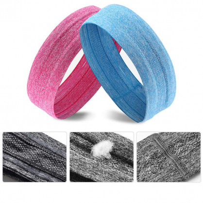 Elastic fabric headband pink