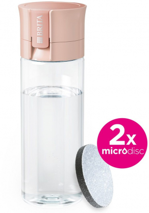 Vital 2-disc Filter Bottle Pastel Peach