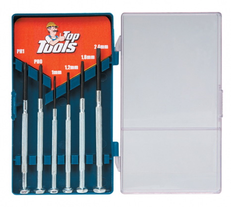 Top Tools Precision screwdrivers 6pcs. (39D193)