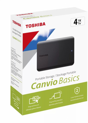 Canvio Basics 4TB 2.5" Black HDTB540EK3CA