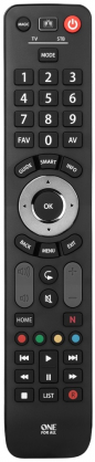 Universal Evolve 2 URC7125 TV / Set‑Top Boxes