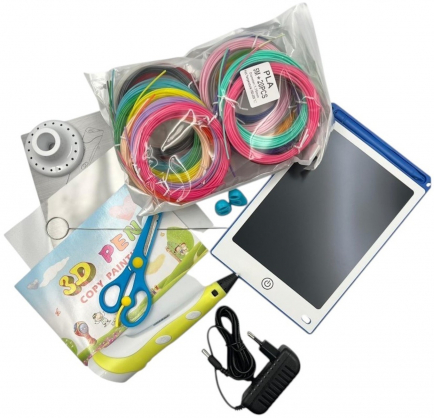 3D printing pen 7in1 5m x 20 Colors Yellow RF-3DPEN-7IN1-YE
