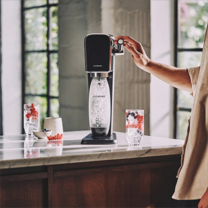Sodastream Art Saturator + 1 bottle + gas Black