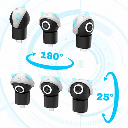 Playcam 1080 2in1 HD Mini Camera For Nintendo Switch Blue