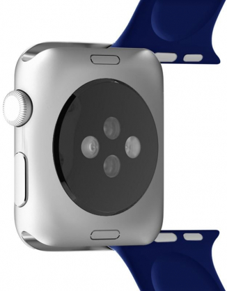 ICON Silicone Band for Apple Watch 42-44 mm, S/ M & M/ L Navy