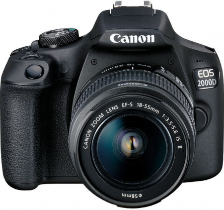 EOS-2000D BK 18-55 IS + 75-300 III