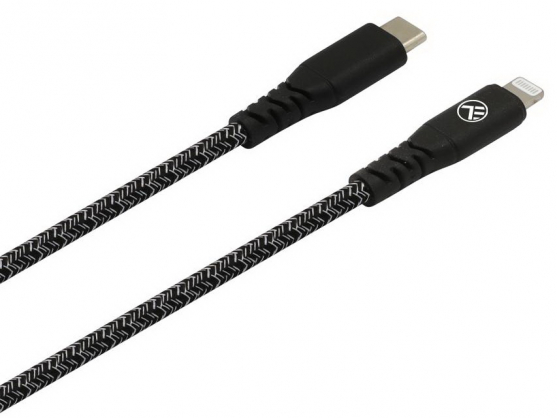 Green Data Cable Type-C to Lightning 3A PD60W 1m Nylon Black