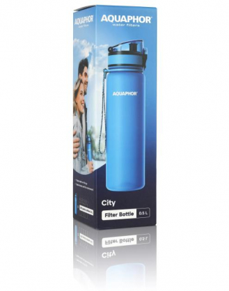 City Filter Bottle, 500 ml Blue
