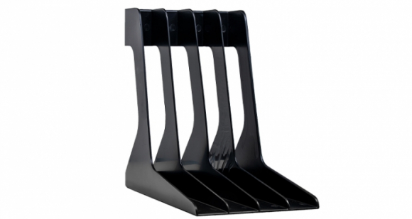 Vinyl record stand black