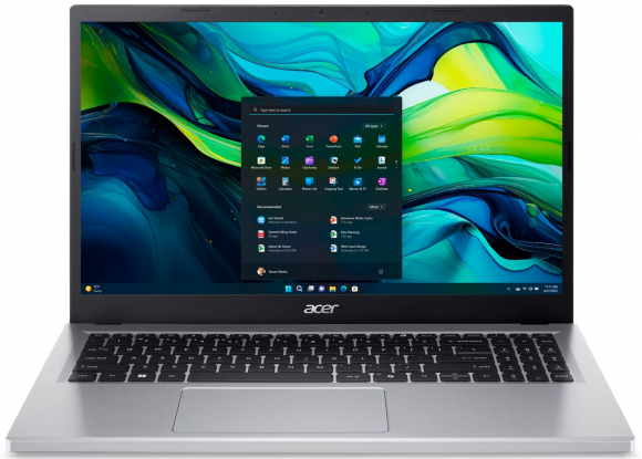 Aspire Go 15 AG15-32P IPS N355 8GB 128SSD US W11 Silver NX.J73AA.001