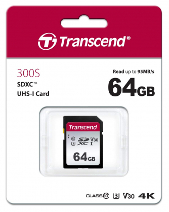 300S/ 64GB SDXC Class 10