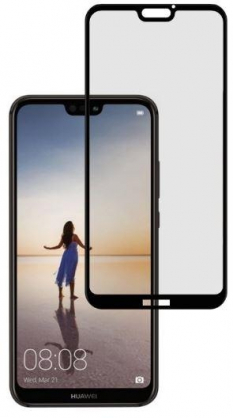 "Tempered Glass 3D Full Glue Huawei P20 Lite" Black
