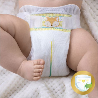 Premium Care Nappies, Size 1, 2-5kg, 26pcs