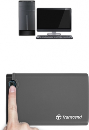 External HDD Enclosure 2,5" USB 3.0 Black TS0GSJ25CK3