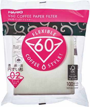 Paper Filters V60-02 Dripper 100 pcs