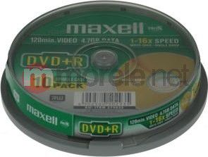 DVD+R 4,7GB 16x Cake 10pcs